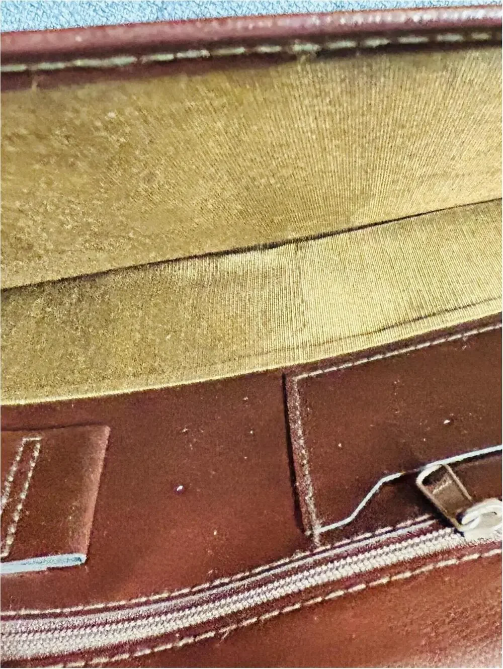 Valentino Monogram Portfolio Clutch Zig Zag V Coated PVC & Leather Vintage